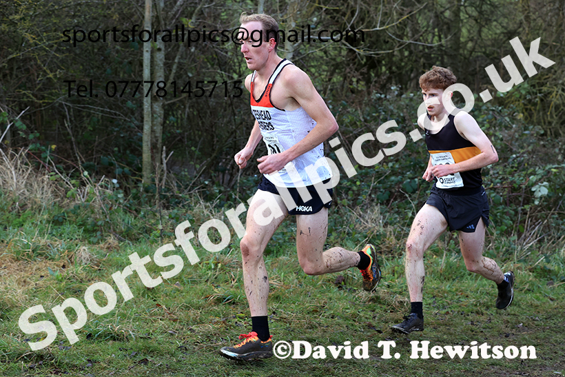 Senior mens 2024 NECAA Cross Country Champs., Temple Park, South Shields. Photo: David T. Hewitson/Sports for All Pics